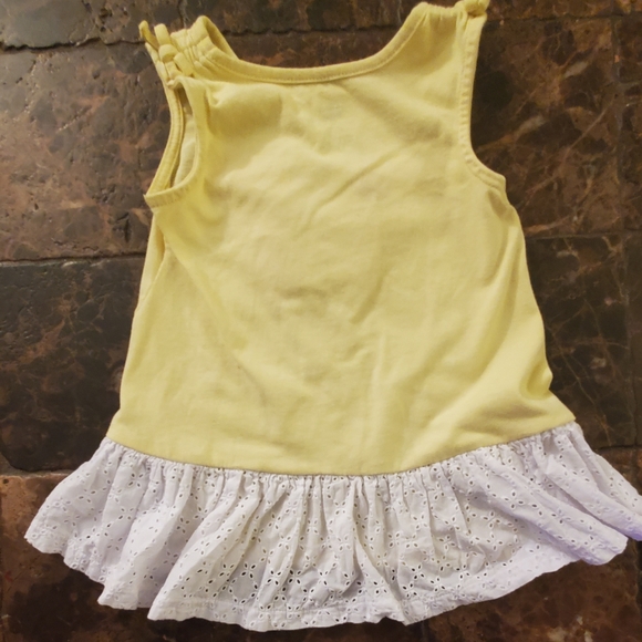 3T bundle kids headquarters yellow butterfly cat & jack pink lace shorts legging - Picture 4 of 9